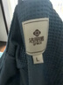 洁丽雅（Grace）抗菌防螨浴袍纯棉吸水浴衣简约家居汗蒸服华夫格男女睡袍 实拍图