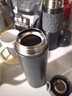 苏泊尔保温杯男士316L不锈钢茶杯便携户外车载商务大容量随手水杯子 墨韵灰 500ml 实拍图