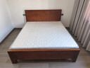 惠寻 京东自有品牌 床新中式全实木实木床1.5米单人床1.8米x2米双人床 床+乳胶棕垫 1800mm*2000mm框架结构 实拍图