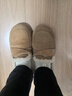 ZHR勃肯鞋女2025冬新款加绒乐福鞋子女平底棉鞋女孕妇鞋EH116B驼色38 实拍图