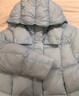 坦博尔泡芙羽绒服女短款脱卸帽秋冬保暖外套25年新款5530520D 泡芙蓝160 实拍图