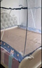全品屋蒙古包蚊帐家用折叠免安装防摔蚊帐架1.51.8米*2米双开门一体式 藏蓝柯基 1.5m*2m*1.55m 【适合1.5米宽床】 实拍图