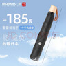 葵防紫外线遮阳伞三折彩胶防晒太阳伞 加大超轻碳纤铅笔伞181g黑色  实拍图
