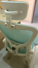 南皇学习椅子久坐初中学生写作业专用椅小学生家用书桌写字椅升降座椅 高款 I MAX活力蓝+护颈头枕 I 4向调节腰托 I 360°收纳扶手 不可调节 可旋转可升降扶手 -档位稳固升降 实拍图