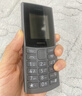 诺基亚【新款】诺基亚Nokia 105 4G 全网通 双卡双待 超长待机 大按键老人机 学生备用机功能机 黑色 官方标配 实拍图