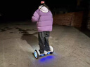 领奥电动儿童智能平衡车3-6-12岁体感10岁到15岁以上腿控成年人两轮自动手扶双轮新款平行车 K6旗舰白54V【三控+APP+炫光轮】 实拍图