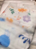洁丽雅（Grace）纯棉6层纱布小毛巾宝宝童巾新生婴儿童洗脸洗澡柔软口水巾30*50cm 实拍图