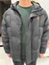 安踏（ANTA）凯里·欧文系列 | 先驱二代防泼水25年冬季鸭绒保暖羽绒服外套 基础黑-3 M (女生选购建议偏小一码) 实拍图