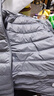 网易严选【断码清仓】90白鸭绒轻薄羽绒服男排骨羽绒服内胆云感保暖抗菌 连帽*幻影灰 M 实拍图