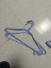 衣架成人加粗防滑加厚学生宿舍无痕挂衣架家用衣服晾衣架撑子衣挂 40cm平肩带钩（四季款） 5支装（颜色随机） 实拍图