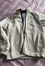 优衣库男装针织摇粒绒拉链茄克/长袖外套廓系夹克25秋冬479863 01 乳白色 M /170/92A 实拍图