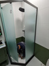 九牧（JOMOO）【定制】极窄小户型钻石移门整体淋浴房一体式淋浴隔断玻璃门E13 现货速发-枪灰光玻1000*1000*1900 实拍图