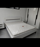 全友家居 床北欧简约风主卧室板式床家具1.8*2米双人大床高脚成人婚床 实拍图