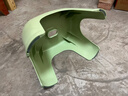 宝宝小凳子家用塑料板凳椅子儿童卫生间洗澡浴室换鞋矮凳 奶油凳牛油果绿小号1个装 - 实拍图