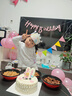 多美忆生日场景布置女孩生日气球儿童道具氛围装饰快乐桌飘装扮粉色套餐 实拍图