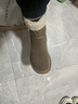 ZHR雪地靴女2025新款冬季加绒加厚女靴羊羔毛平底短靴女 EH97A棕色38 实拍图