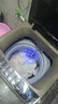 志高（CHIGO）全自动洗衣机小型 家用智能波轮洗脱一体机大容量 出租屋宿舍公寓洗烘一体 省电节能带风干 【11K G 智能风干 蓝光洗护 咖啡金】 波轮 实拍图