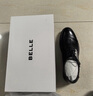百丽（Belle）通勤商务皮鞋男秋季真皮德比鞋通勤正装鞋3UX01CM5 黑色-3UX01 41 (255mm) 实拍图