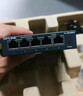 普联（TP-LINK）5口全千兆钢壳交换机 企业级交换器 4口监控网络网线分线器  金属机身 TL-SG1005D 实拍图