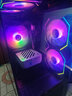 宁美 定制 N系列 台式电脑机箱风扇 主机散热风扇 LED 炫光 12CM 静音 降温 /单拍不发货/搭配主机下单 棱镜6PRO ARGB 黑色 实拍图