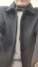 杉杉【羊毛加厚】毛呢大衣男秋冬保暖软糯亲肤商务休闲中长款外套 实拍图