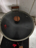 中康铁锅炒锅不粘锅经典款深氮极铁锅圆底精铁无涂层防锈明火燃气34cm 实拍图