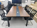 YOE.FTY会议桌长方形简约会议长条桌培训桌办公桌工作台大小型会议室桌椅 2.0米会议桌+6把椅子 实拍图