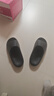 京东京造【泡泡云】踩屎感厚底轻盈防滑外穿拖鞋新款拖鞋男士 黑色40-41 实拍图