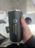 富光拾喜保温杯咖啡杯便携男女316不锈钢车载随手水杯500ml黑色 实拍图