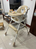 巧乐熊宝宝餐椅可折叠0-6岁婴幼儿童成长吃饭餐桌椅防侧翻多功能学坐椅 可折叠】黄油小熊【万向轮+坐垫+双餐盘+置物篮】 实拍图