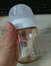 贝亲（Pigeon）新生儿 防胀气宽口径PPSU奶瓶160ml SS号奶嘴 0个月+AA261  实拍图