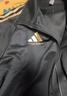 阿迪达斯（adidas）运动套装男秋冬跑步运动套装防风夹克直筒裤两件套 黑金 M 实拍图