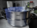 爱仕达（ASD）蒸锅双层不锈钢蒸锅 家用炖蒸煮一体汤锅 30CM大容量蒸笼QVL1530 实拍图