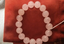 周六福新年礼物  水晶玛瑙玉髓手串男女款绿幽灵超七招财手链 人缘桃花-粉晶 10mm 实拍图
