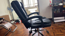 费林斯曼老板椅办公椅电脑椅靠背椅按摩可躺转椅搁脚午休电竞椅子懒人座椅 【双联动可躺】经典黑 联动扶手 【送货上门】 实拍图