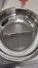 【不锈钢】和面盆厨房烘焙家用火锅盆洗菜打蛋汤锅盆醒面盆料理盆 30cm【热卖款】不锈钢 和面盆 实拍图