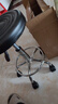 华恺之星吧台椅可升降吧台凳子家用转椅滑轮办公椅搁脚椅餐椅子BY659黑 实拍图