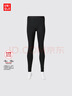 优衣库女装HEATTECH EXTRA WARM棉混纺紧身裤/10分478962 481081 478962/09黑色 M 实拍图