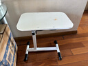 甄严选 可移动电脑桌升降床边桌床上学习桌办公懒人书桌简易折叠小桌子 【可折叠】暖白色60*40CM 实拍图