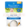 贝拉米（Bellamy's）澳洲进口有机高铁米粉宝宝辅食营养米糊含益生元 有机纯米糊4+保质期26年11月 125g*1袋 实拍图