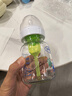 布朗博士防胀气奶瓶套装新生儿专用(0-3月玻璃150ml+3-6月玻璃270ml)萌兔 实拍图
