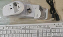 双飞燕（A4TECH）FG1010 飞时代键鼠套装无线 台式电脑笔记本外接办公薄膜键盘鼠标套装无线便携 象牙白 实拍图