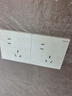 罗格朗（LEGRAND）开关插座面板 仕典/逸景玉兰白10A斜五孔墙壁电源插座套餐 十只装 实拍图