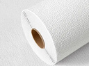 墨斗鱼防撞墙贴亚麻纹0.5*10米防潮加厚保暖白色墙纸软包隔音铝箔壁纸 实拍图
