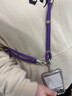科沃【加粗升级三合一】手机挂绳挂脖斜挎手腕挂件欧洲防盗神器挂链饰女防丢防摔可拆卸调节新年暗紫色 实拍图