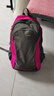 米熙mixi14英寸电脑包双肩包女大容量旅行包休闲运动背包20吋玫红5005 实拍图