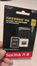 闪迪（SanDisk）256GB TF（MicroSD）内存卡 A2 4K V30 U3 C10 至尊超极速移动存储卡 读速200MB/s 写速140MB/s 实拍图