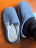 回力加绒男女棉拖鞋仿兔毛内里锁温脚感棉拖男款HL0411蓝色40-41码 实拍图