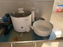 美的（Midea）电煮锅 宿舍小锅 小电锅 学生寝室一体泡面火锅多功能 不锈钢0涂层 电蒸锅 电热锅 XZE1614 配蒸笼 实拍图