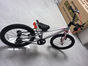 优贝（RoyalBaby）易骑儿童自行车单车学生脚踏车男女通用童车3-12岁宝宝经典表演车 易骑高配铝合金版-珊瑚银 18寸 实拍图